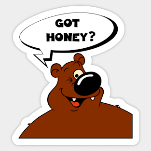 FUNNY BEAR Sticker